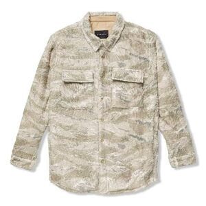Stampd Camo Sherpa Button-Down Digital Tiger Camo XL
